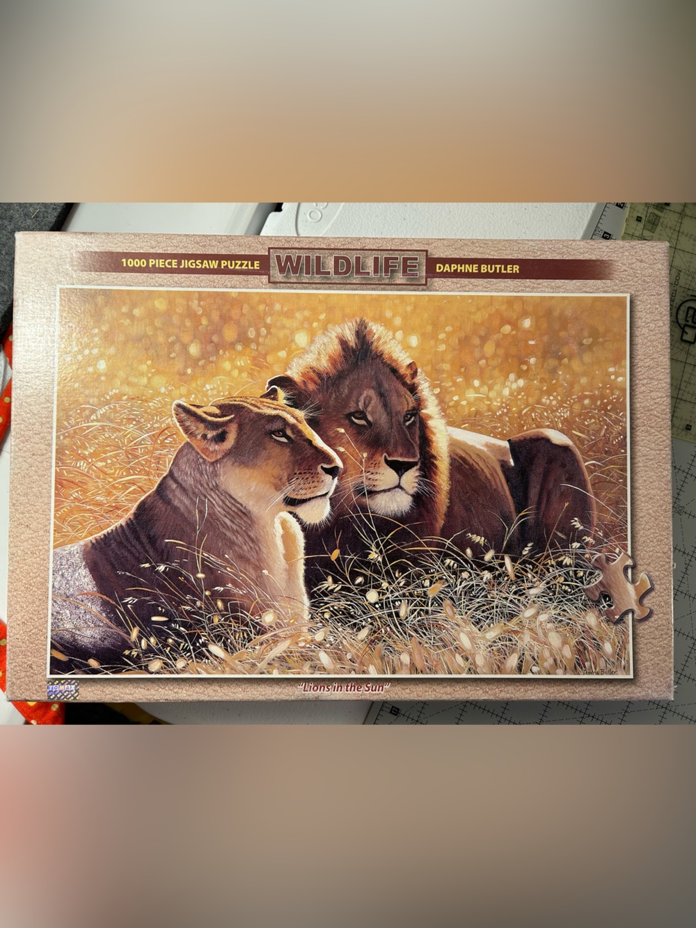 “Lions in the Sun” 1000 piece Puzzle